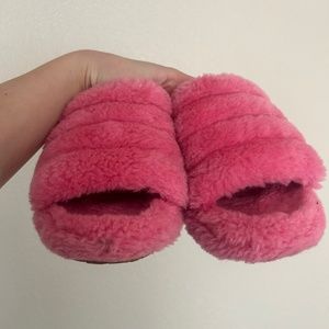 UGG pink platform slippers